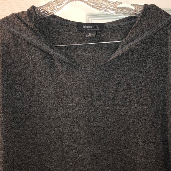 Lightweight hoodie in heather gray, size XL - Picture 2 of 5